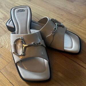 Jeffrey Campbell Velasca Beige Sandals